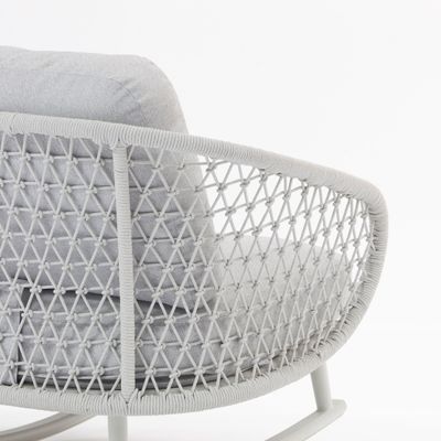 Lawn armchairs - CUDDLE rocking chair - COUTURE JARDIN