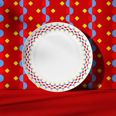 Gifts - Geometric Patterned Plate - ISUWA