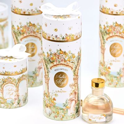 Home fragrances - Reed diffuser Amber Myth 50ml - SOAPTALES