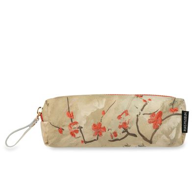 Bags and totes - Pencil Case Soft-Touch with Blossom Embroidery - Breitner - BIEN MOVES