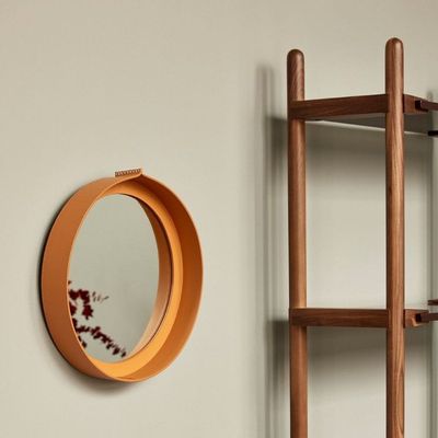 Mirrors - MISHIMA recycled leather mirror - CFOC