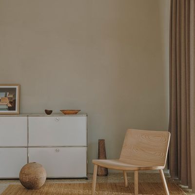 Office seating - Minimalist Modern Lounge Chair in Natural Ash Allay - MOR