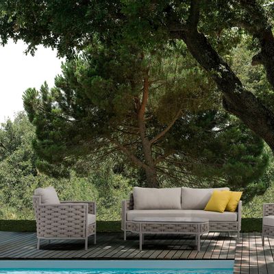 Lawn sofas   - LOOP garden furniture - COUTURE JARDIN