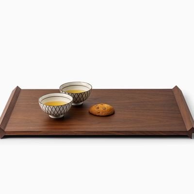 Kitchens furniture - TRAVE – Minimalist Tray in Walnut Wood - MOR