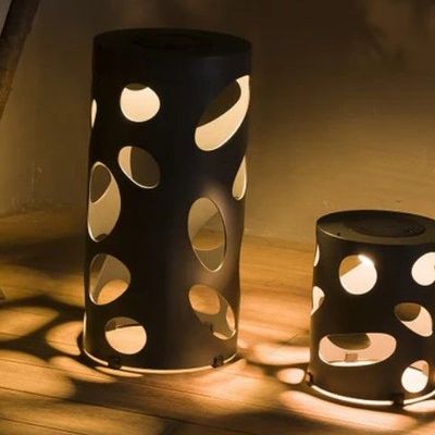 Accessoires de déco extérieure - Lampe solaire ronde (H. 30 cm) OVALIA - COUTURE JARDIN