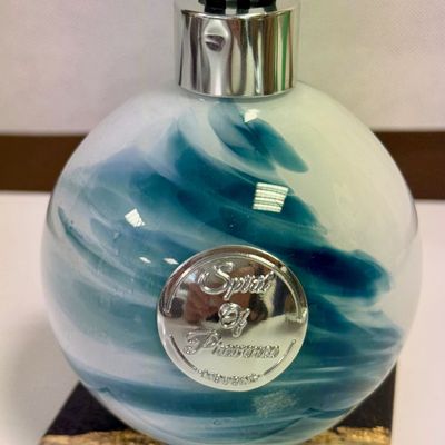 Diffuseurs de parfums - Diffuseur BOULE en verre soufflé Bleu et Blanc 300ml - SPIRIT OF PROVENCE