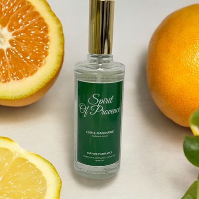 Parfums d'intérieur - Parfums d'Ambiance Cuir & Mandarine 125 ml - SPIRIT OF PROVENCE