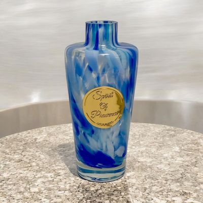 Diffuseurs de parfums - Diffuseur en verre soufflé Bleu & Blanc - SPIRIT OF PROVENCE