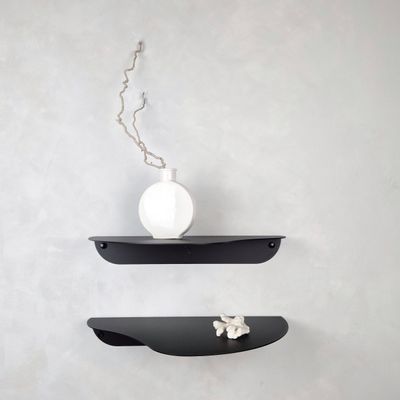 Etagères - Étagère murale MOSS, noir, blanc, beige - NAMUOS