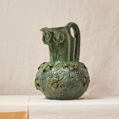 Design objects - XXL Decorative Jug in Glazed Green Clay - HUAKAL