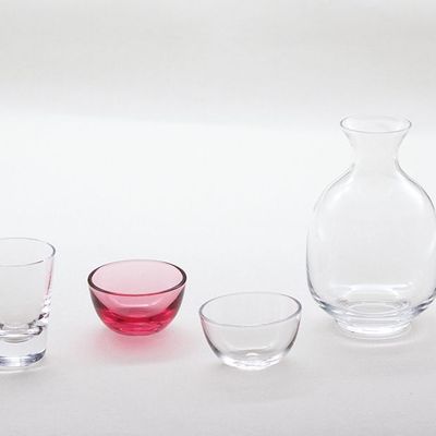 Wine accessories - Heat-Resistant Round Sake Cup - HIROTA GLASS MFG. CO., LTD.