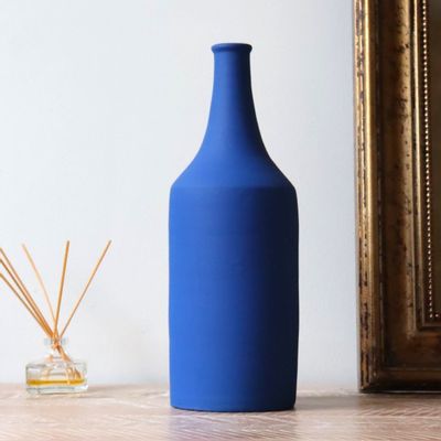 Vases - Baelo Vase - Matt Blue - MAISON MARMOL