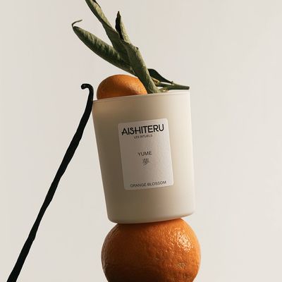 Decorative objects - SCENTED CANDLE 150 G - YUME - ORANGE BLOSSOM - AISHITERU