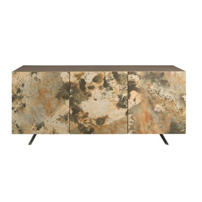 Sideboards - Metallic taupe wood sideboard - ANGEL CERDÁ