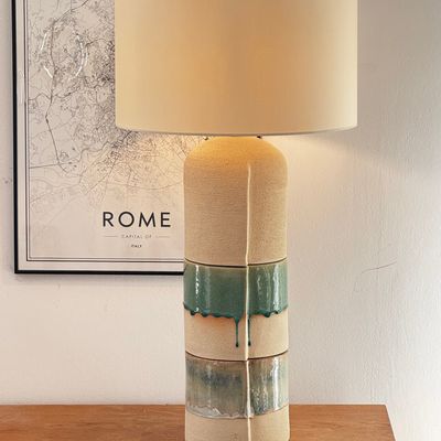 Ceramic - SCULPTURAL TOTEM LAMP - DI VINCENZO POUJOULA