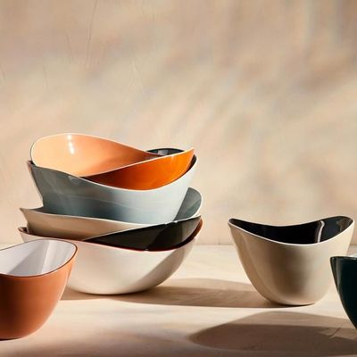 Platter and bowls - SIGNATURE lacquer salad bowl - CFOC