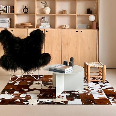 Bespoke carpets - Norman Patchwork Cowhide - MAISON THURET