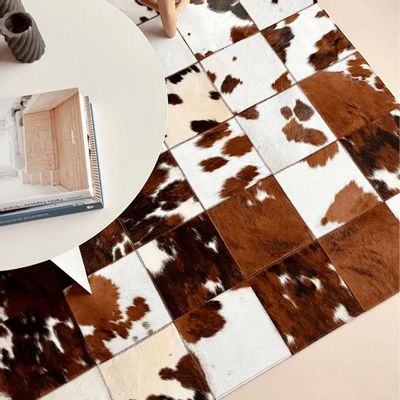 Bespoke carpets - Norman Patchwork Cowhide - MAISON THURET