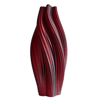 Vases - Vase "Hot Ice Cream SLIM" | MULTI-COLOR | BLACK, GOLD, RED - AURA 3D