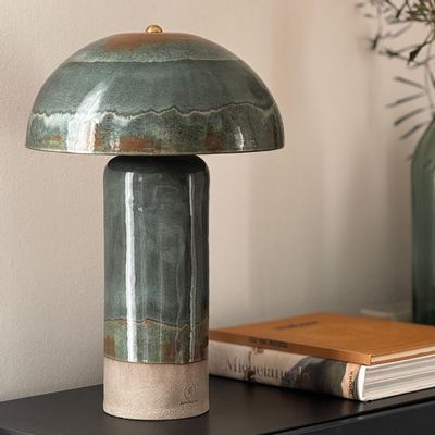 Ceramic - MUSHROOM TABLE LED LAMP – NEW LUNA - DI VINCENZO POUJOULA