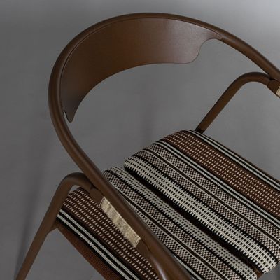 Chaises - Chaise Oba Mambor Marron - NA'LAGO