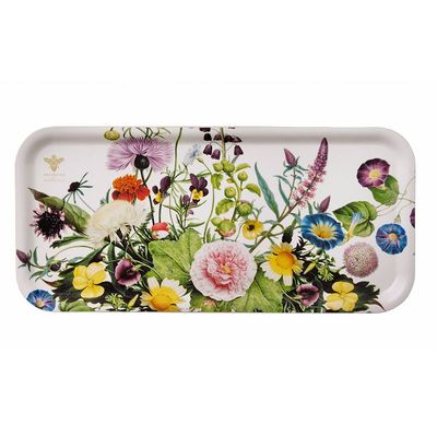 Trays - Flower garden serving tray 32 x 15 made in Europe - KOUSTRUP & CO