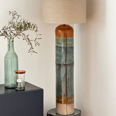 Ceramic - TOTEM FLOOR LAMP - LUNA collection - DI VINCENZO POUJOULA