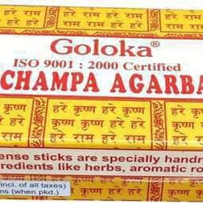 Scents - Goloka Nag Champa Incense 100g - ARABESK