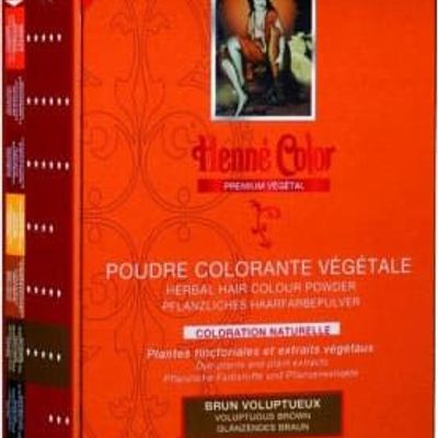 Cosmétiques - Pack de 3 Poudre colorantes végétale premium brun voluptueux 100g - ARABESK