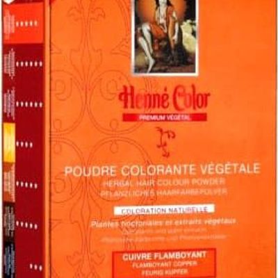 Cosmétiques - Pack de 3 Poudre colorantes végétale premium cuivre flamboyant 100g - ARABESK