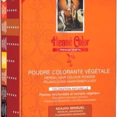 Cosmétiques - Pack de 3 Poudre colorantes végétale premium acajou sensuel 100g - ARABESK