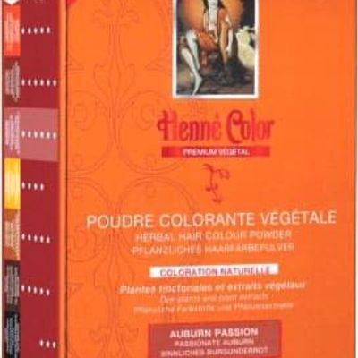 Cosmétiques - Pack de 3 Poudre colorantes végétale premium auburn passion 100g - ARABESK