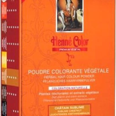 Cosmétiques - Pack de 3 Poudre colorantes végétale premium chatain sublime 100g - ARABESK