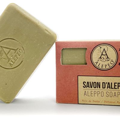 Soaps - Alepeo damascus rose soap 100g - ECOCERT - ARABESK