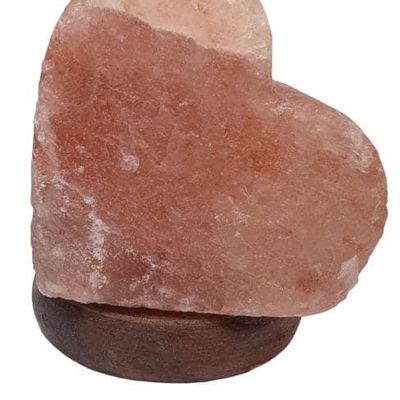 Wireless lamps - Himalayan salt lamp usb heart 10cm - ARABESK