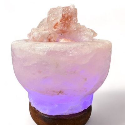 Wireless lamps - Himalayan Salt Lamp usb Bowl 9cm - ARABESK