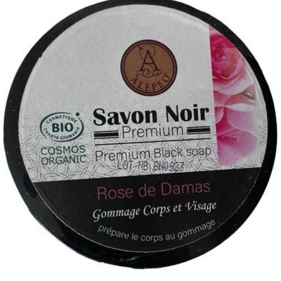 Savons - Savon noir Cosmos Biologique Rose de Damas 250g - ARABESK