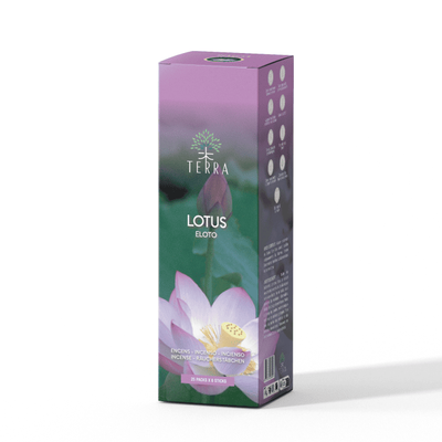 Scents - Terra Lotus incense without charcoal 12grs - ARABESK