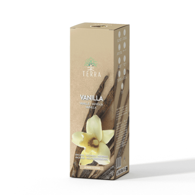 Scents - Terra Vanilla incense without charcoal 12grs - ARABESK