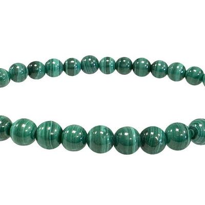 Bracelets - Bracelet Malachite Claire AAA perles 5-6mm - ARABESK