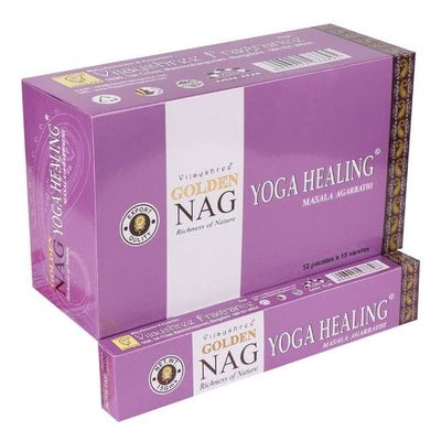 Scents - Vijayshree Golden Nag Yoga Healing Incense 15g - ARABESK