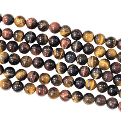 Jewelry - Multicolor Tiger Eye A beads 8mm on 40cm thread - ARABESK