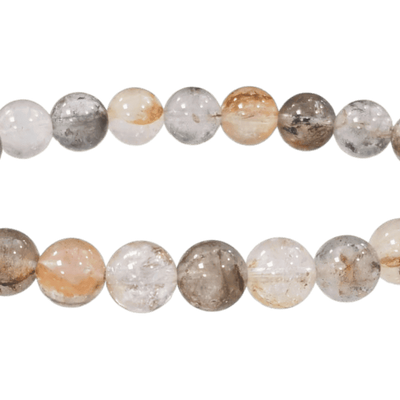 Bracelets - Herkimer Crystal Bracelet With 7.5-8.5mm beads - ARABESK