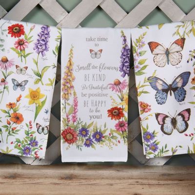 Dish towels - kitchen towels garden walk - KARENA INTERNATIONAL