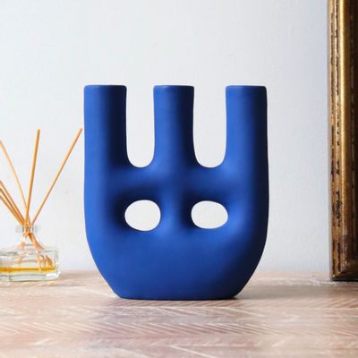 Vases - Walili Vase - Matt Blue - MAISON MARMOL