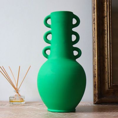 Vases - Triana Vase - Matt Green - MAISON MARMOL