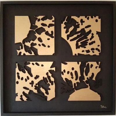 Tableaux - Décoration murale texturée en bois & en relief - RAYONS SOLAIRES - LUMBRA BY PELLAS