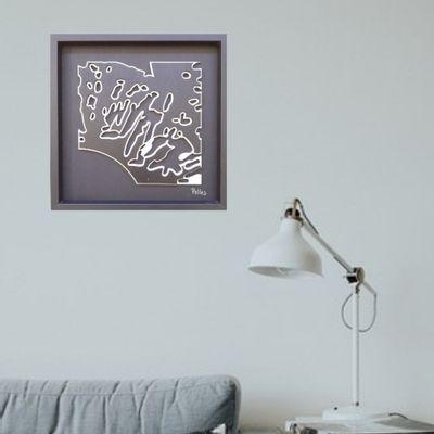 Tableaux - Décoration murale texturée en bois & en relief - OBSCURECLAT - LUMBRA BY PELLAS