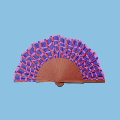 Apparel - *PRE-SALE* Hand Fan A FAN OF Fluid Shapes - Abanico - Éventail - A FAN OF