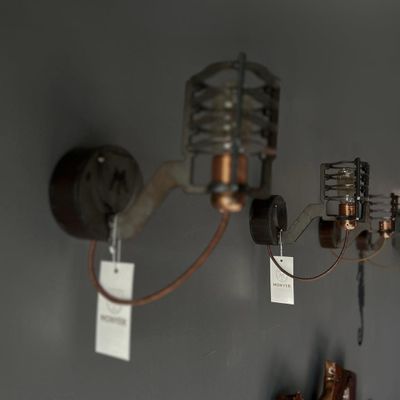 Appliques - Wall Lamp EMBER CAGE -HANDCRAFTED in steel - MONYER